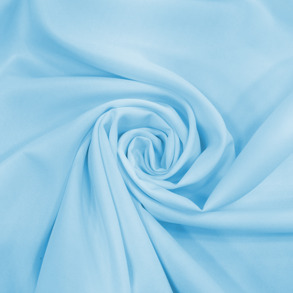 3 metre wide Polyester FLAME RETARDANT SKY BLUE